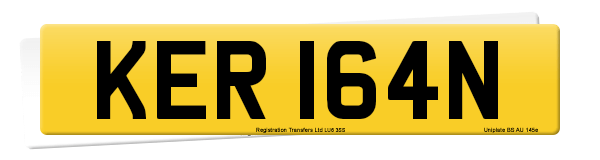 Registration number KER 164N